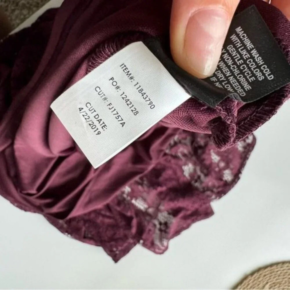 Torrid Burgundy Mini Lace Trapeze Dress Size 3XL - Picture 11 of 11